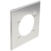 Leviton 2-Gang Power Receptacle Wallplate, Flush Mount, Standard Size, Device