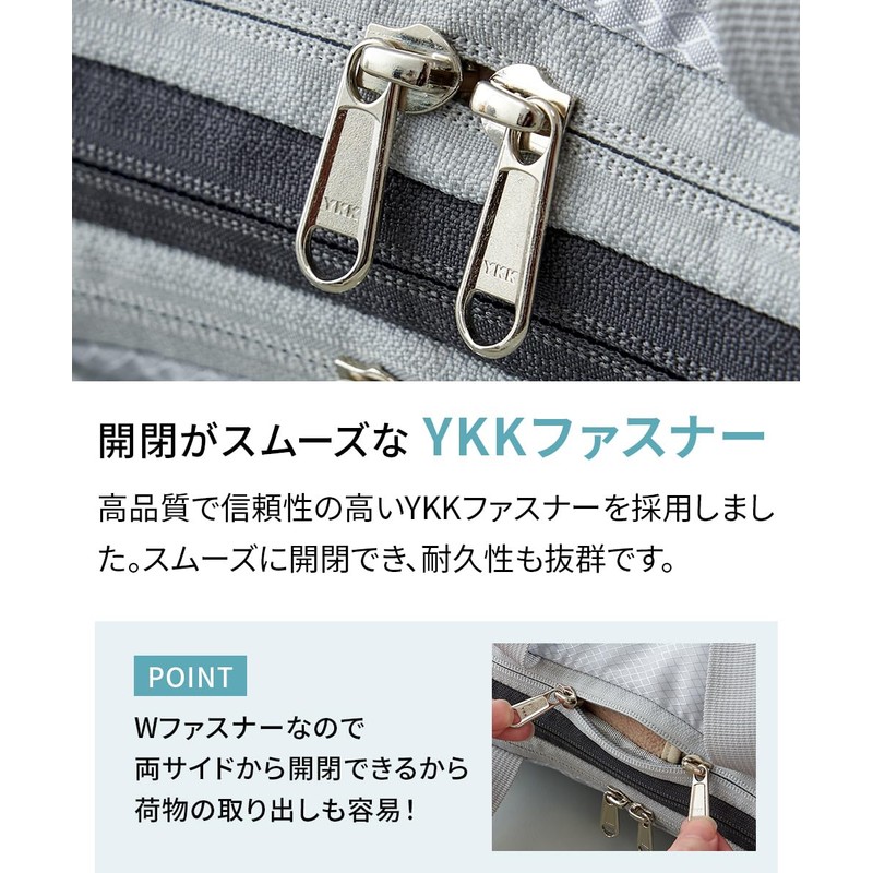 (YKK Double Zipper) Regalo compression pouch with zipper for easy