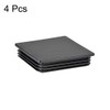 sourcing map 4Pcs 120mmx120mm(4.7inch) Plastic Tubing Plug Square Post End