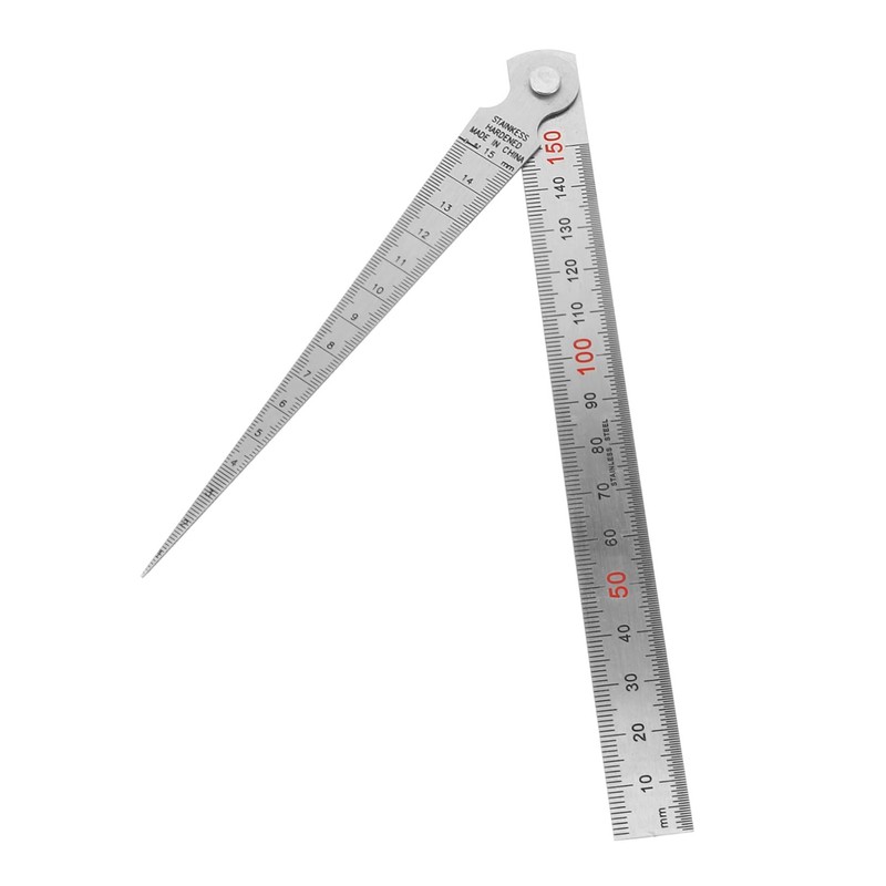 ULTECHNOVO 3sets Stainless Steel Gauge and Straight Ruler for Precision