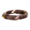 15.5 Metres Brown Aluminium Craft Wire, 16 Gauge 1.5 mm