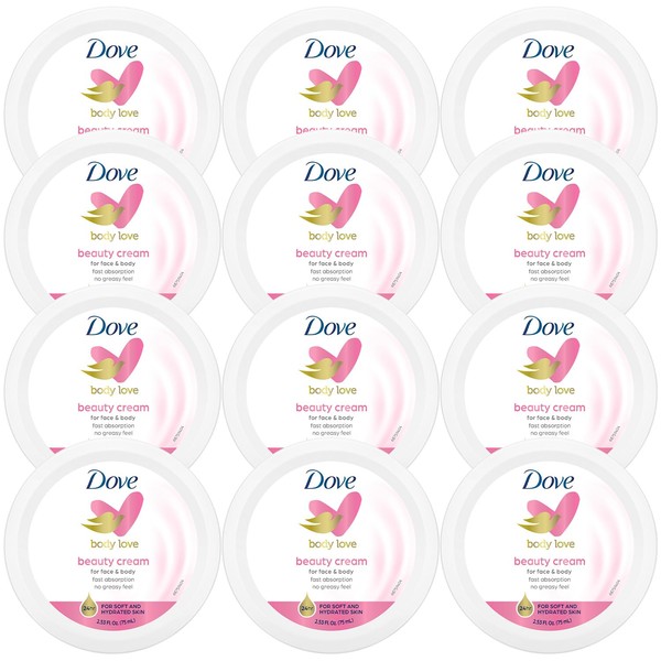 Dove Lotion, Beauty Cream - Light, Fast-Absorbing Face and Body