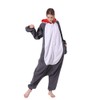 Men's Grey Shark Onesie Adult Unisex Animal Cosplay Costume One