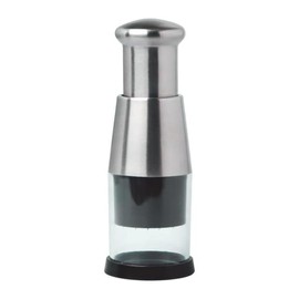 Multifunktionaler Zwiebelschneider zum Schneiden von Knoblauch Gemüseschneider Edelstahl Manueller Gemüseschneider Zwiebelschneider Knoblauchpresse