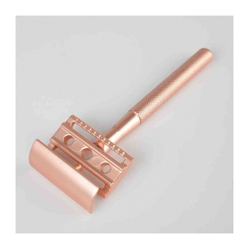 Green + Kind Reusable Safety Razor, Rose Gold