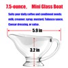RONDURE SET OF 2 Glass Gravy Boat - 7 oz