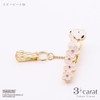 [3 carat] Peanuts Bag Key Clip Mini Snoopy and Cherry