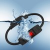 3 Prong Outdoor Extension Cord with Waterproof Switch 3 Feet