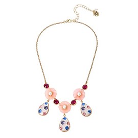Betsey Johnson Flower Drop Necklace