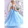 MCieloLuna Lovely Satin Tulle Flower Girl Dresses for Wedding Bow-Knot