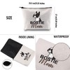 PYOUL Boston Terrier Lover Gift Bostie Mama Makeup Bag Boston
