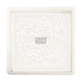 Redesign Decor Moulds® Redesign Paver Mould 12"x12"x0.8Mm Vine Wall Mylar Paver Crafting DIY Projects Road Back Yard Air Dry Clay,Day