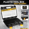 ELEAD 1/4" Drive Impact Socket Set, 56-Piece Standard SAE (5/32
