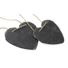 TEMPELWELT 2 x Decorative Hanging Heart Pendant 12 x 11