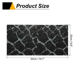 HARFINGTON 2pcs Summer Cooling Neck Gaiter Sun Protection Face Mask Fishing Neck Gaiter Unisex Sunscreen Breathable Bandana for Hiking Outdoor Sports, Black/White