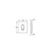 GROHE 38857SH0 Arena Cosmopolitan Actuation Plate