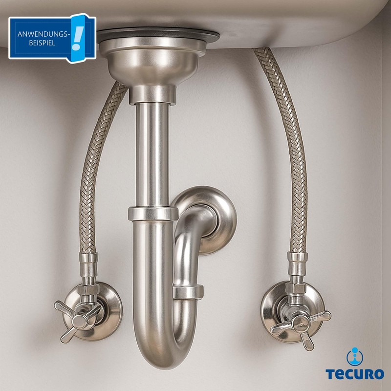 tecuro Sanitary Connection Hose 3/8 ÜWM x 3/8 ÜWM x