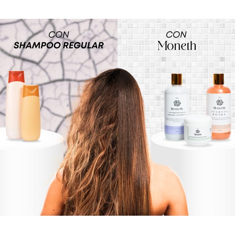 Moneth | Acondicionador | ROMERO Y VITAMINA E | Protege,