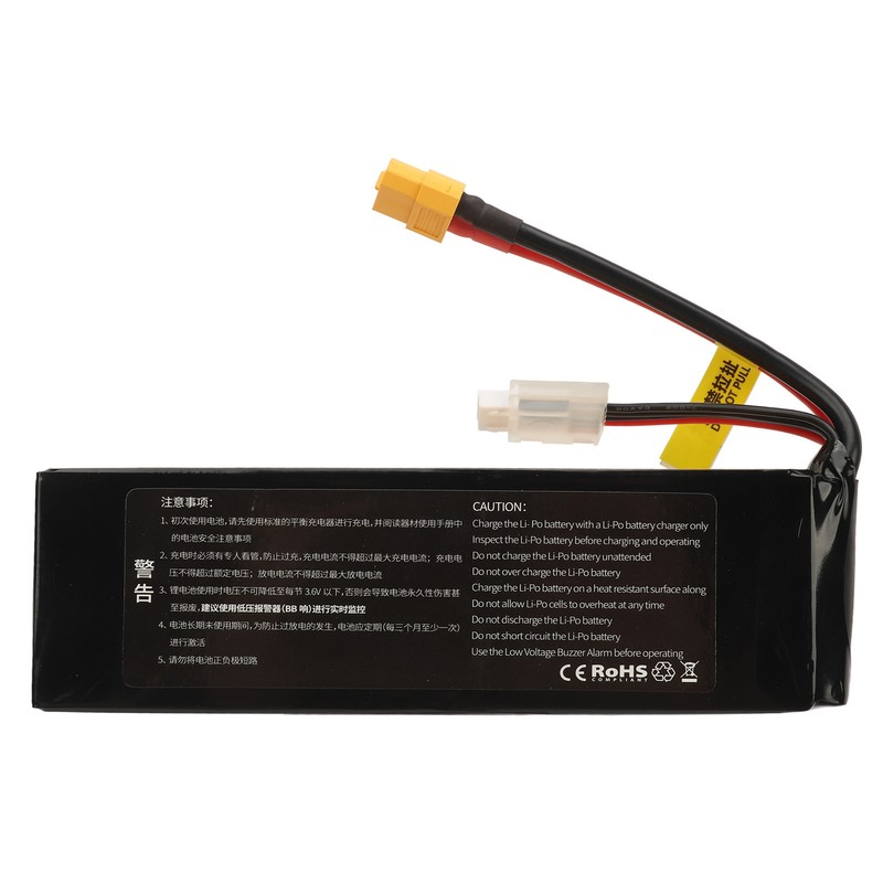 3S Lipo Battery 60C 11.1V 6000mah Impact Resistant Long Life