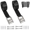 Battery Tie Down Straps for Boats,Stainless Steel Cam Buckle Straps,Cooler