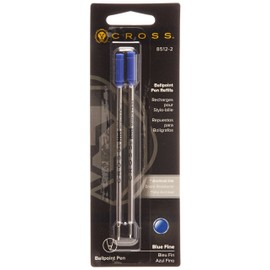 Cross Ballpoint Pen Refill 12-Pack Blue Fine