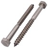 SKIR'CO (4 pcs) A2 Stainless Steel Hexagonal Head Wood Screws