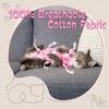 Cat Recovery Suit: Pink Cat Surgery Recovery Suit Female w/Paw