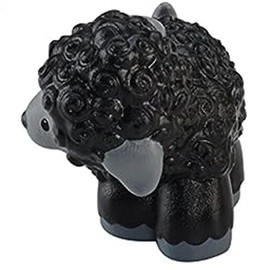 Replacement Part for Fisher-Price Little People Playset - CHD20 ~ Replacement Black Sheep Figure ~ Works with Fisher-Price Farm Playset and Other Playsets as Well!