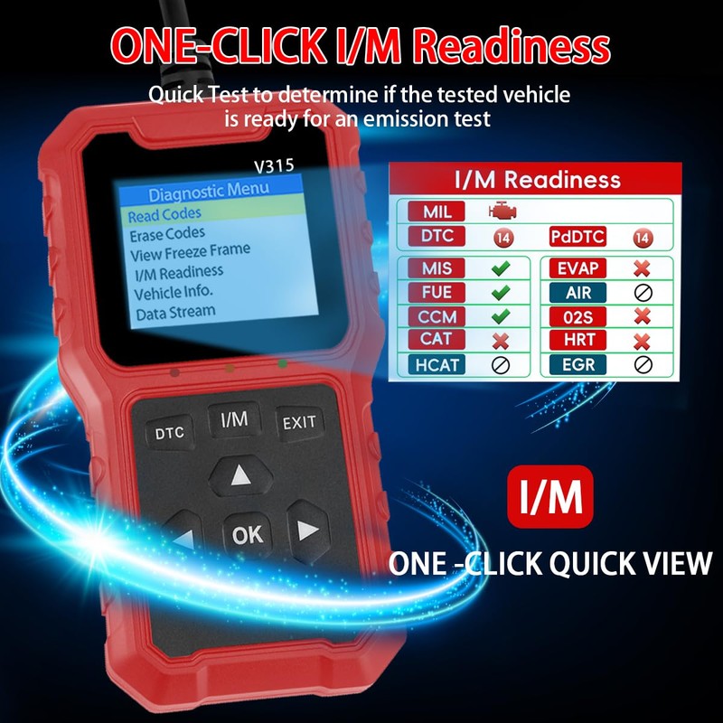 V315 OBD2 Diagnostic Diagnostic Tool Tool, Code Reader, Engine Light