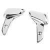 1 Pair Motorcycle Rear Foot Rest Electroplated Plastic Passenger Foot