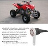 Motorcycle Switch with Button Reset Indicator Light 12V Stainless Steel