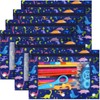 Lincia 6 Pack Back to School Pencil Pouch for 3