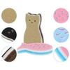 Haskoss 8 Pcs Kitchen Scrubs Sponge Cat Fish Cleaning Sponge