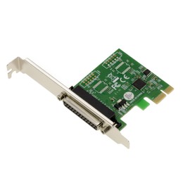 KALEA-INFORMATIQUE PCI Express PCIe Controller Card Parallel IEEE1284 LPT with ASIX Chipset SPP ECP Support Low and High Profile Angle
