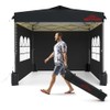 10x10 Pop Up Canopy with Sidewalls, Easy Up Canopy Tent,