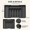 Expandable Silverware Drawer Organizer Tray, BPA-Free PP
