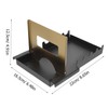 Outanaya Stainless Steel Kitchen Countertop Pot Lid Organizer Rack Spoon