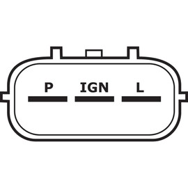 DB Electrical And0550 Alternator Compatible with/Replacement for Kubota Fork Lift Truck Bobcat Backhoe Ingersoll Rand B300 BL-370 02 03 04 5 06 17490-64010, 17490-64011,17490-64012 101211-3410