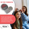 Nit Free Terminator Lice Comb - Professional Stainless Steel Comb