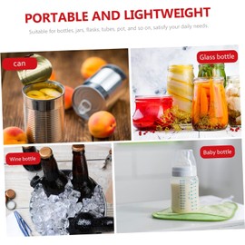 Handöffner für Dosen,Multifunktionaler Deckelöffner,Ergonomischer Tragbarer Dosenöffner für Öffnen von Dosen Milchpulverdosen und Gläsern,Langlebiges Küchenwerkzeug (Dosenöffner + Flaschenöffner)
