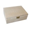 Plain Wooden Tea Bag Box with 6 compartments, Unpainted Case