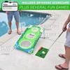 GoSports BattleChip Tour Backyard Golf Cornhole Game – Includes 2