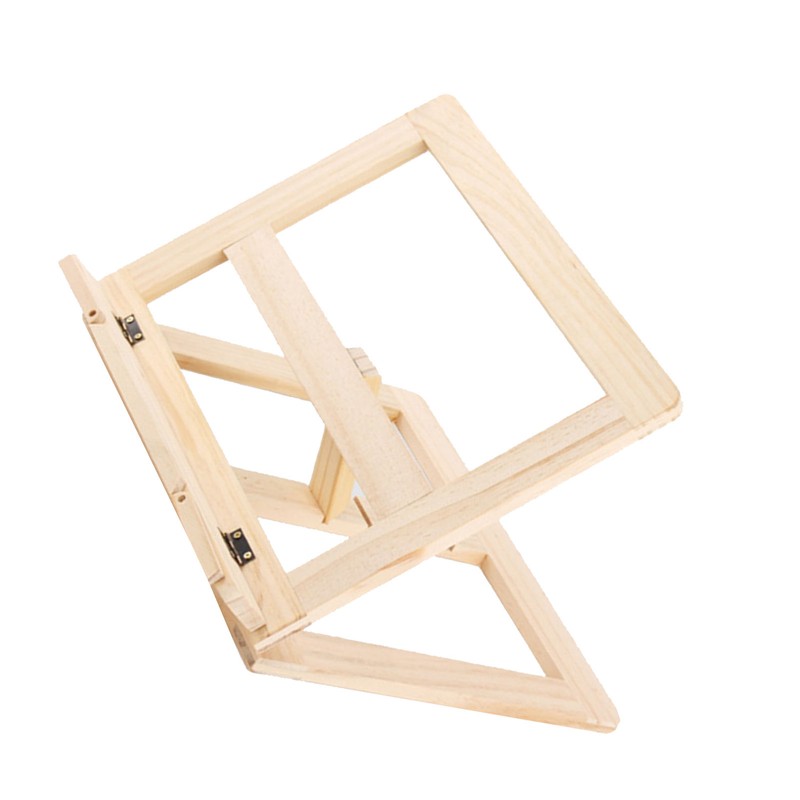 Wooden Book Stand Adjustable Book Holder Reading Stand Recipe Cookbook