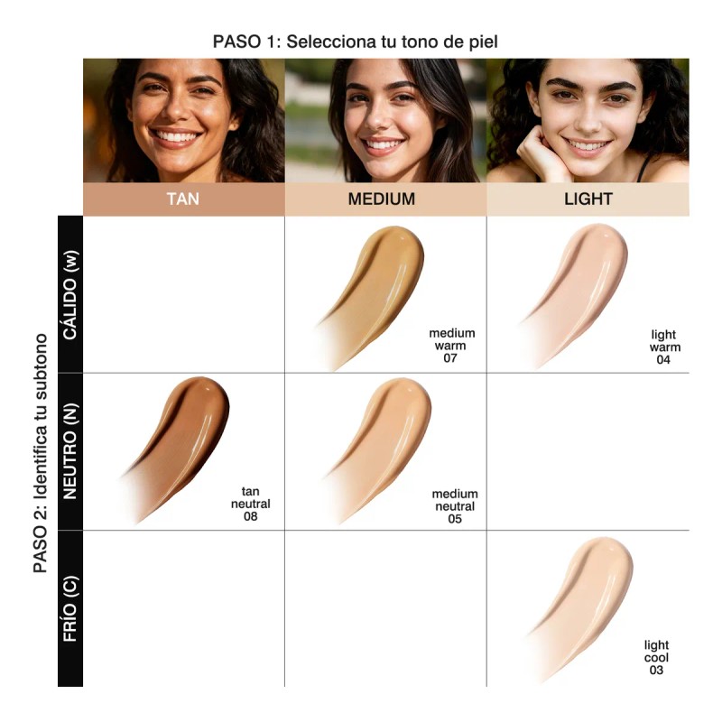 Corrector De Maquillaje Hidratante Ligero Larga Duración 08