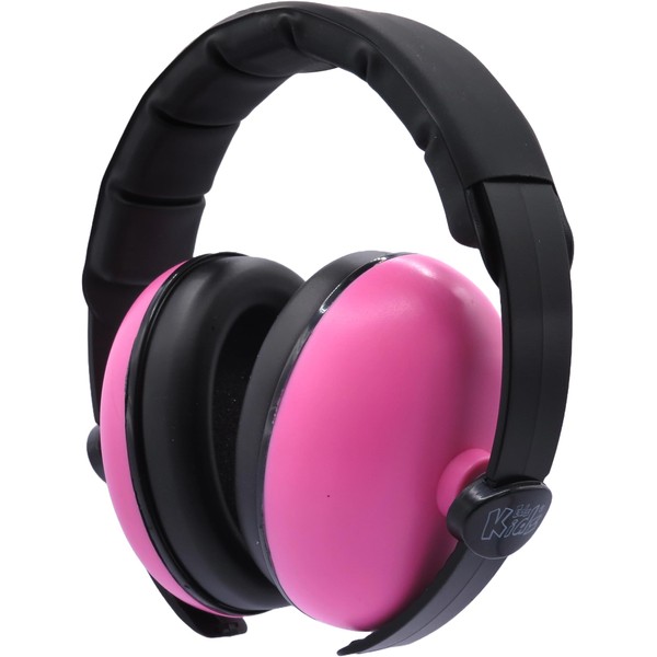 Edz Kidz. Baby Ear Defenders Children Girls Boys Toddlers and Babies. Hearing Protection for Babies and Kids 0-5 Years. Infants and toddlers CE & UKCA Certified (Pink)