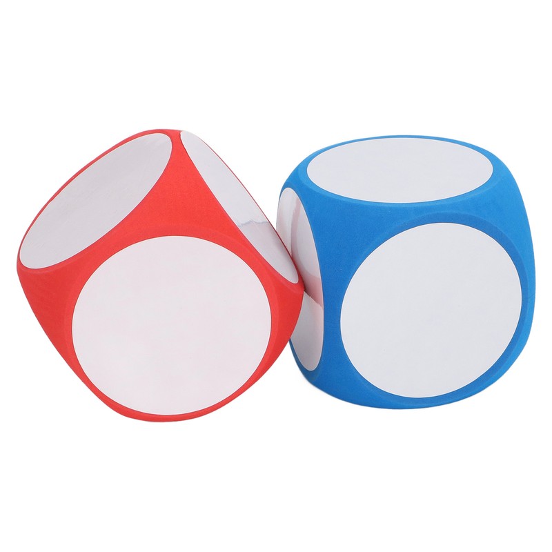 2pcs Dry Erase Dice Set Write On Wipe Off Dry
