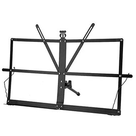 Folding Sheet Music Stand Desktop Table Top Stand Holder Foldable (Black)
