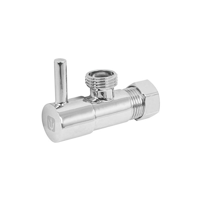 Foset ANG-04BL, Llave angular, 1/4 vuelta, tipo barrilito, maneral palanca