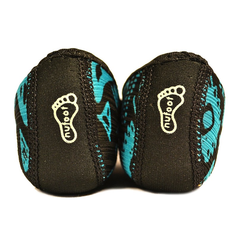 Nufoot Ballet Flat, Blue Aztec, XLarge