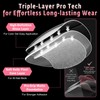 240pc Oval Gel Nail Tips Fake Nail Clear Press on